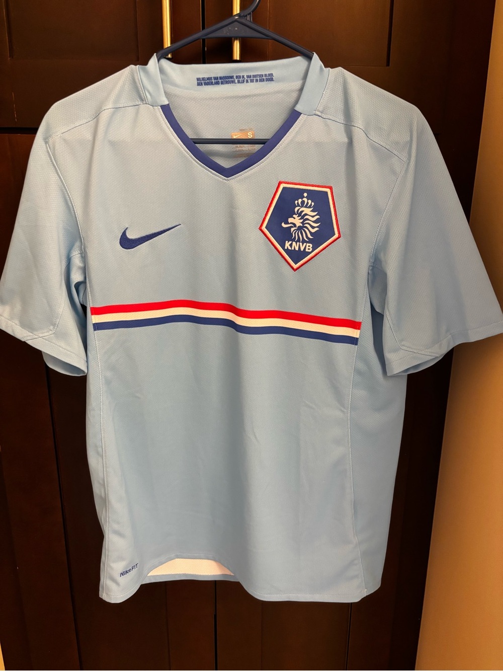 Nike Light Blue KNVB Men’s Soccer Jersey